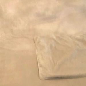 Queen, cotton, velvet duvet cover and euro sham.